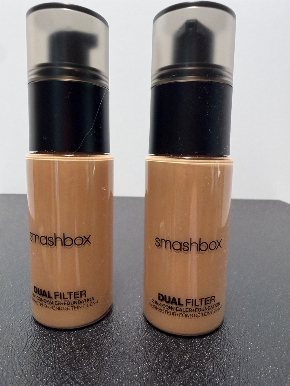 Smashbox Dual Filter Liquid Foundation - light 8 cool & fair light 5 neutral new